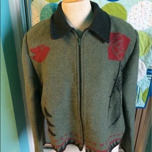 WOOL BLEND JACKET SIZE XL